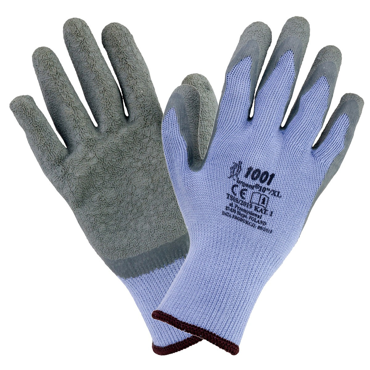 Rękawice robocze impregnowane pokryte gumą 1001 URGENT
