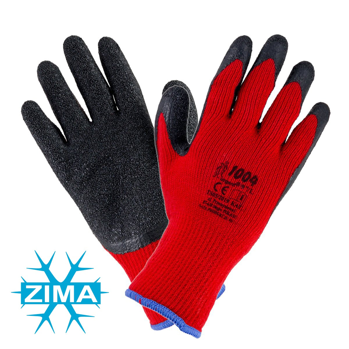 Rękawice robocze impregnowane pokryte gumą 1004 URGENT