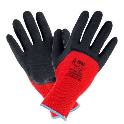 Rękawice robocze impregnowane pokryte gumą 1043 URGENT
