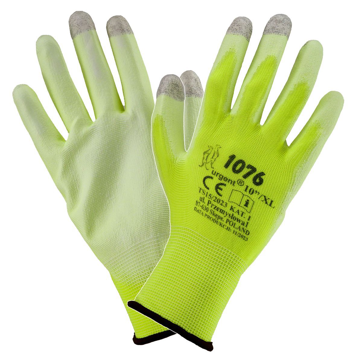 Rękawice robocze impregnowane pokryte poliuretanam 1076 URGENT