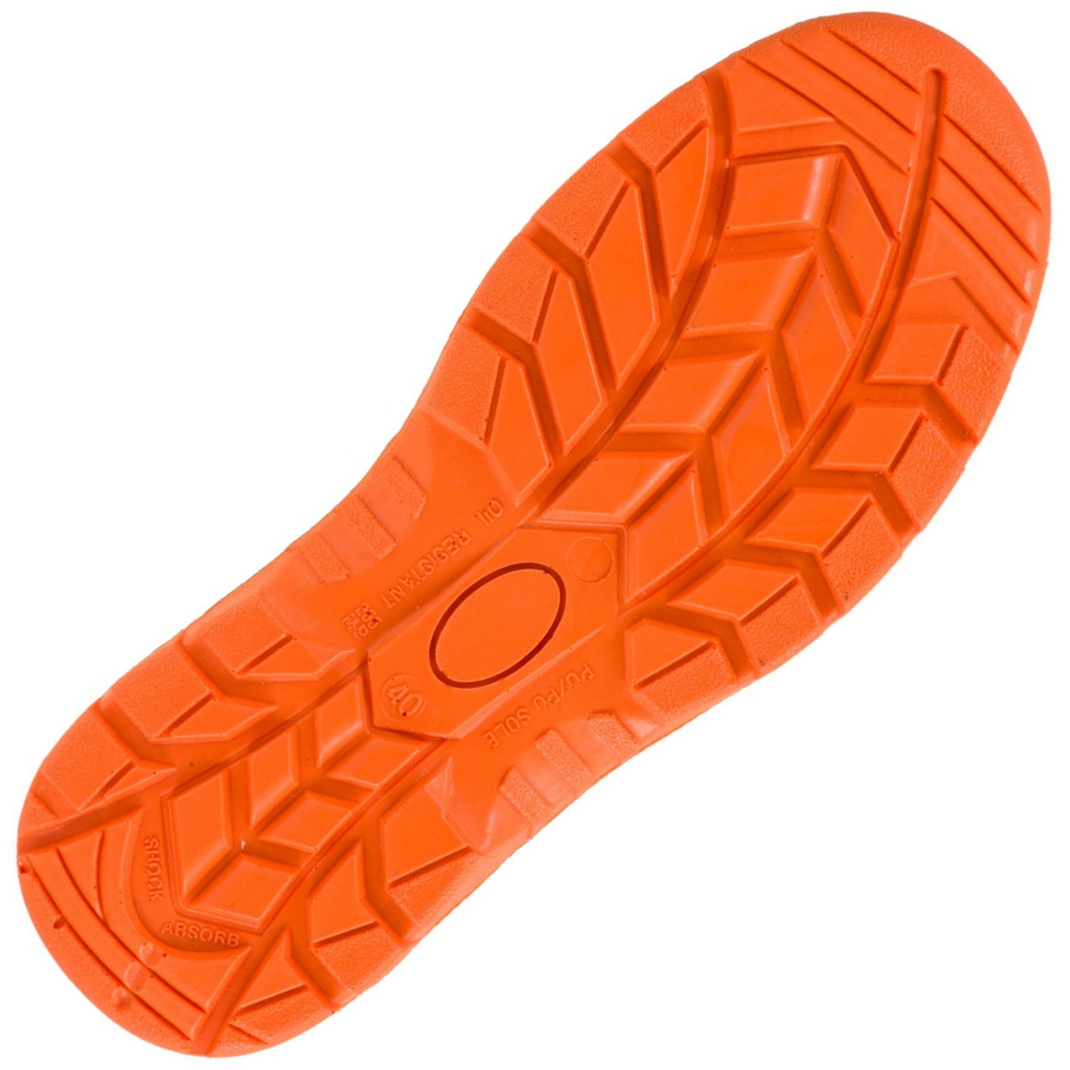Buty robocze ochronne z blachą Półbut 201 S3 ORANGE