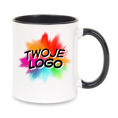 Kubek reklamowy dla firmy 330ml czarny