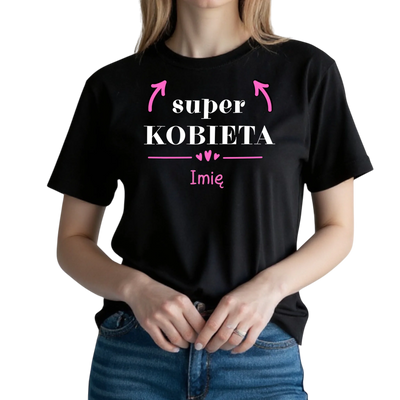 KOSZULKA-Z-NADRUKIEM-DAMSKA-CZARNA-PERSONALIZOWANE-PREZENTY-1