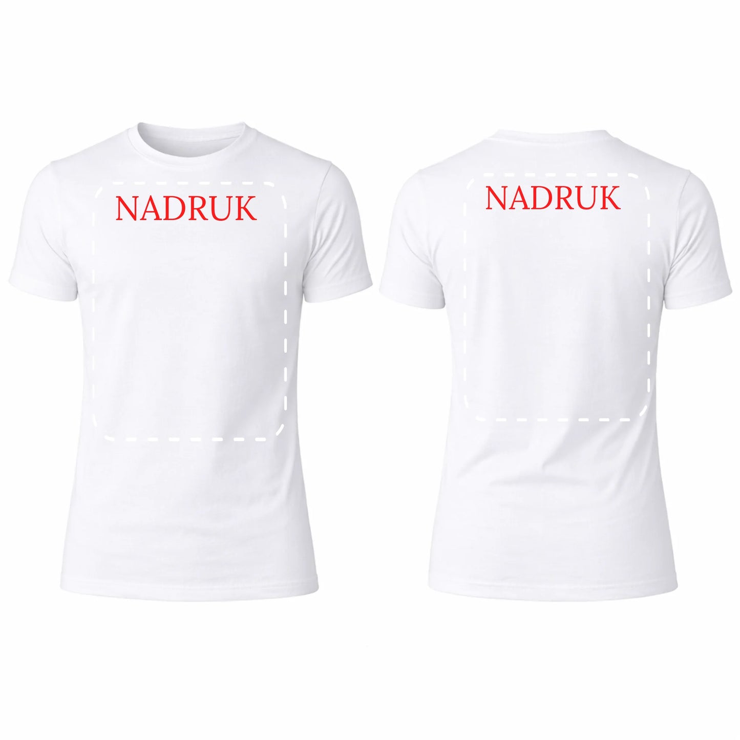 Koszulka reklamowa z logo firmy męska 190gram biała