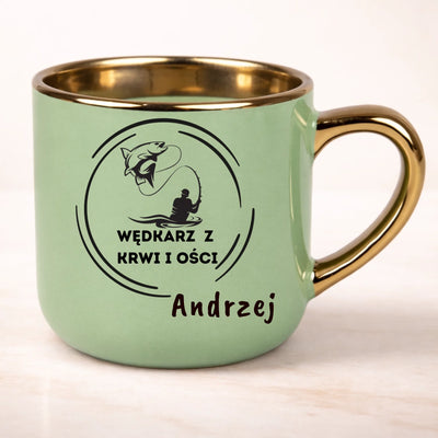 Kubek dla wędkarza wędkarstwo śmieszny