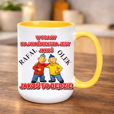 Kubek do pracy śmieszny jakoś to będzie