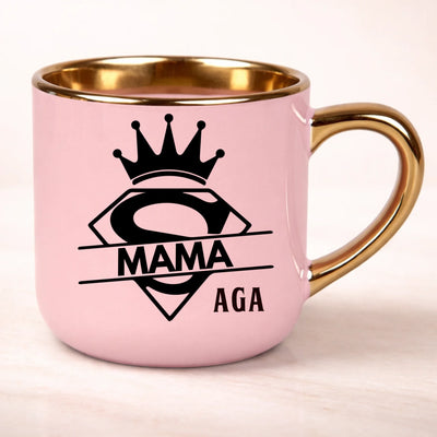 Kubek dla Mamy z nadrukiem Super Mama na prezent dla niej do pracy