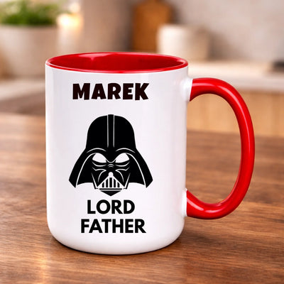Kubek imienny dla Taty na prezent Dzień Ojca Lord Father śmieszny