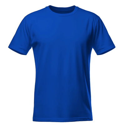 Koszulka męska z własnym nadrukiem niebieska 190gramów