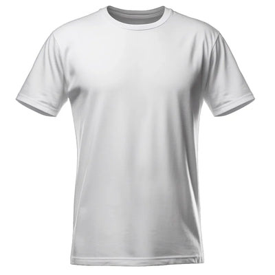Koszulka męska z własnym nadrukiem biała 190gramów