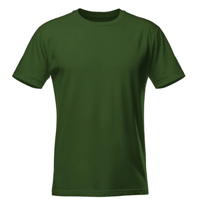 Koszulka męska z własnym nadrukiem butelkowy zielony 190gramów