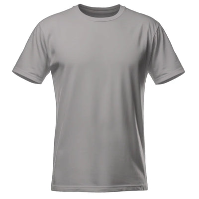 Koszulka męska z własnym nadrukiem szara 190gramów