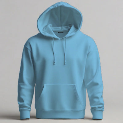 Bluza z własnym nadrukiem kangurka 290gramów Sky Blue