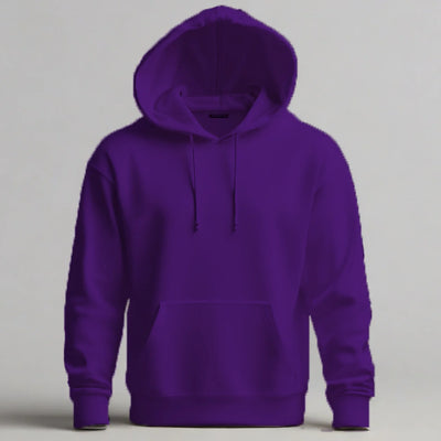 Bluza z własnym nadrukiem kangurka 290gramów Purpurowa Unisex