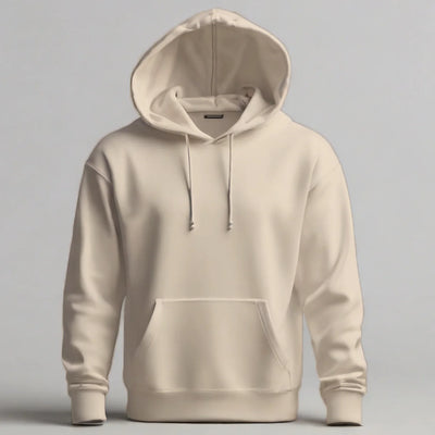 Bluza z własnym nadrukiem kangurka 290gramów Kremowa Unisex