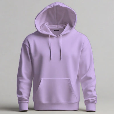 Bluza z własnym nadrukiem kangurka 290gramów Lawendowa Unisex