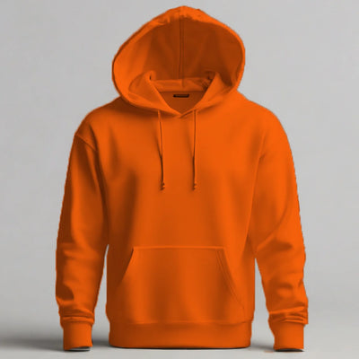 Bluza z własnym nadrukiem kangurka 290gramów Pomarańczowa Unisex