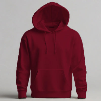 Bluza z własnym nadrukiem kangurka 290gramów Burgund unisex