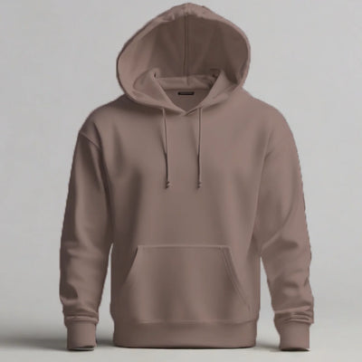 Bluza z własnym nadrukiem kangurka 290gramów Brązowa unisex