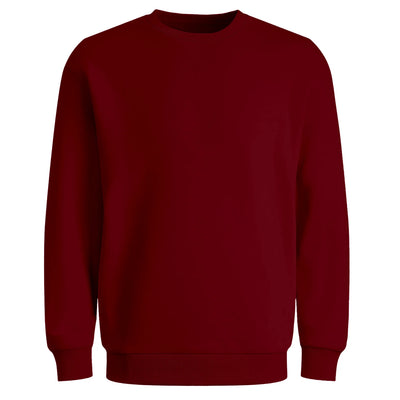 Bluza z własnym nadrukiem bez kaptura 290gramów Burgund unisex