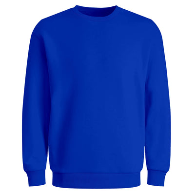 Bluza z własnym nadrukiem bez kaptura 290gramów Niebieska unisex