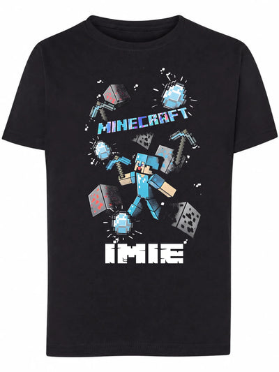 Koszulka Minecraft Diamentowy górnik