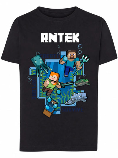 Koszulka Minecraft Podwodna przygoda