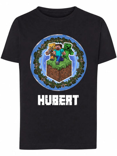 Koszulka Minecraft Dookoła świata