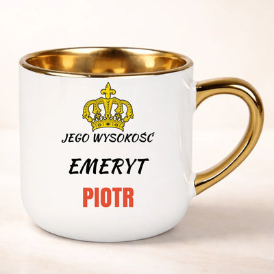 Kubek dla Dziadka Jego wysokość Emeryt 400ml