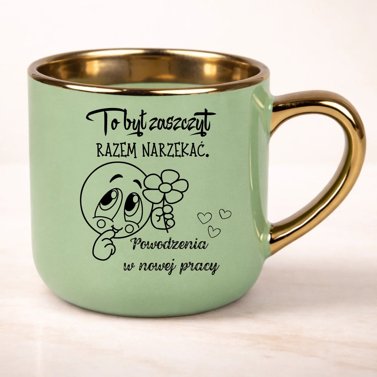 kubek personalizowany z nadrukiem 400ml zielony