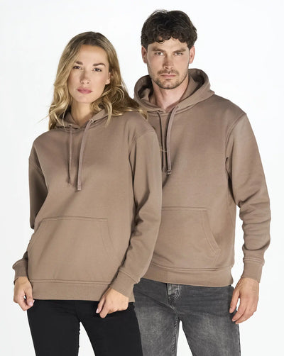 Bluza z własnym nadrukiem kangurka 290gramów unisex Brązowa