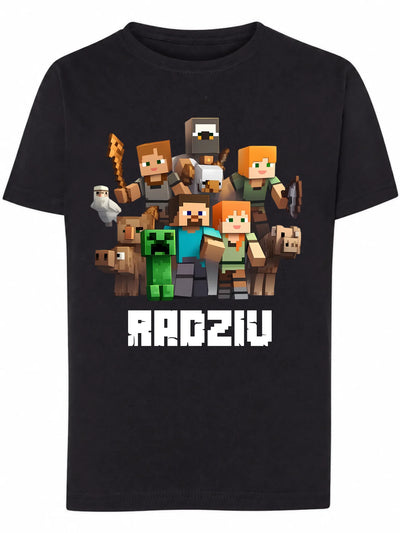 Koszulka Minecraft Przygoda w świecie bloków