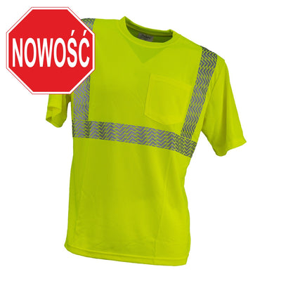 Koszulka T-shirt Żółta 960 Urgent wysoka widoczność odblaskowa BHP