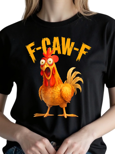 Koszulka damska z kurczakiem f caw f