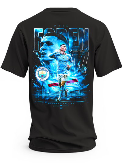 Koszulka z Philem Fodenem w barwach Manchesteru City, numer 47