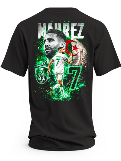 Koszulka z Riyadem Mahrezem w barwach Al-Ahli i Algierii, numer 7
