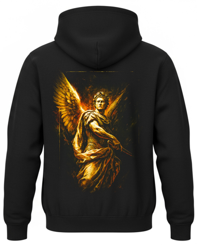 Bluza z aniołem o złotych skrzydłach