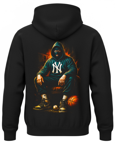 Bluza New Era koszykarz w kapturze