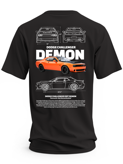 Koszulka męska dodge challenger srt demon
