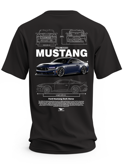 Koszulka męska Ford Mustang dark horse