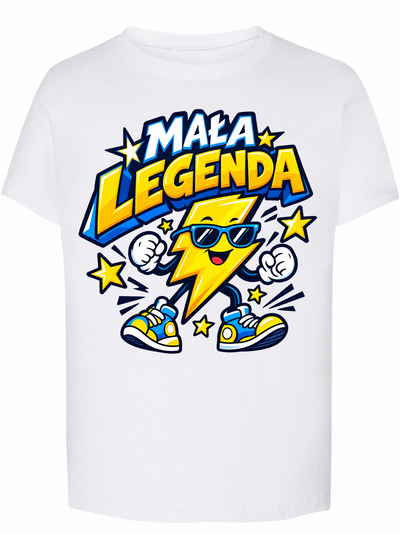 Koszulka dziecięca Mała legenda z błyskawicą