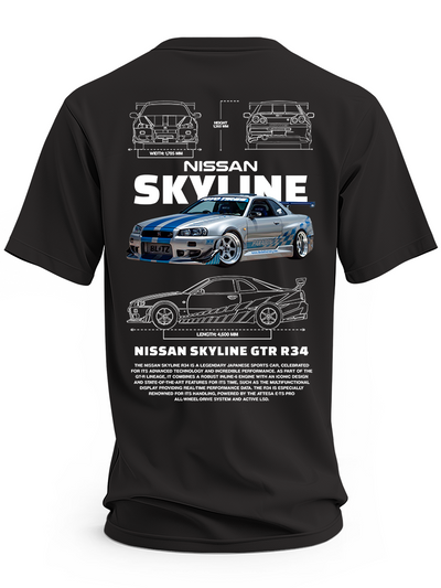 Koszulka męska Nissan GTR Skyline Need for Speed