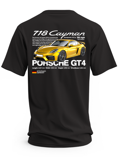 Koszulka męska Porsche Cayman 718 GT4