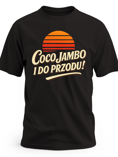 Koszulka Coco Jambo retro napis i zachód słońca