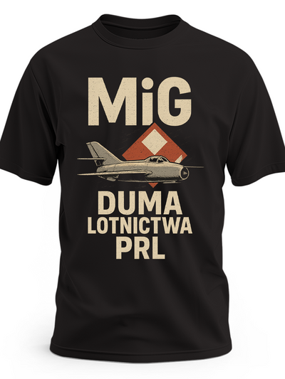 Koszulka męska lotnicza MiG Duma Lotnictwa PRL