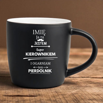 Kubek kierownika z grawerem – elegancki prezent firmowy