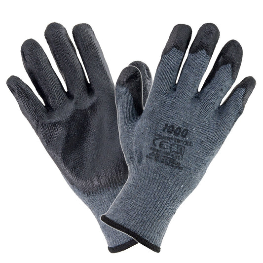 Rękawice robocze impregnowane pokryte gumą 1000