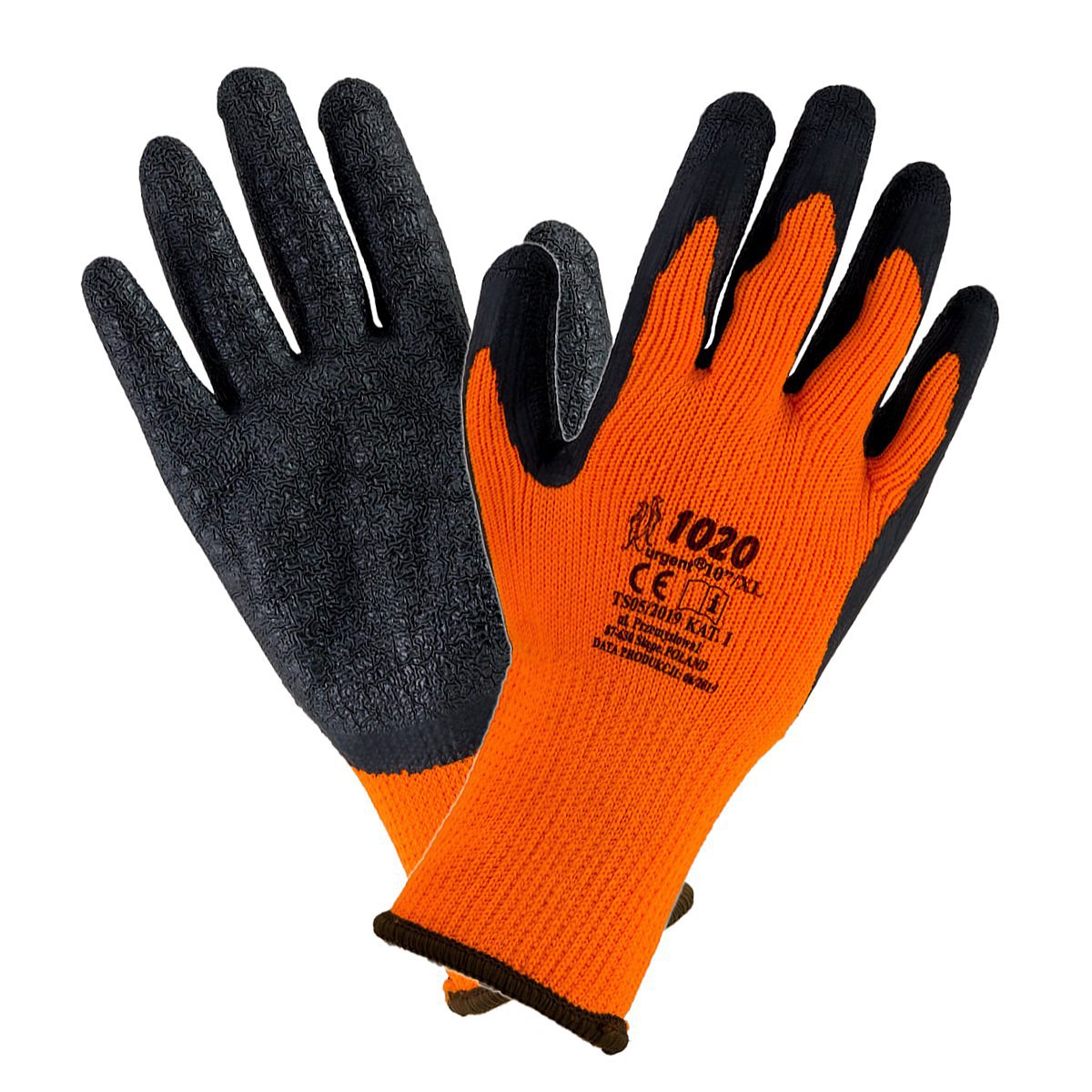 Rękawice robocze impregnowane pokryte gumą 1020 URGENT