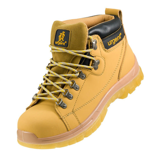 Buty robocze ochronne BHP z blachą 114S1 Piaskowe