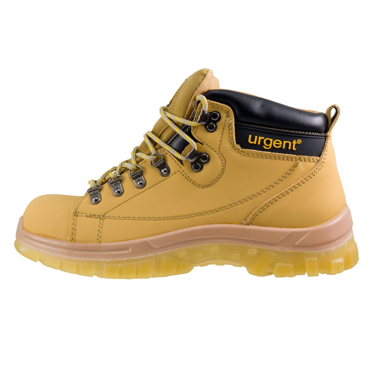 Buty robocze ochronne BHP z blachą 114S1 Piaskowe